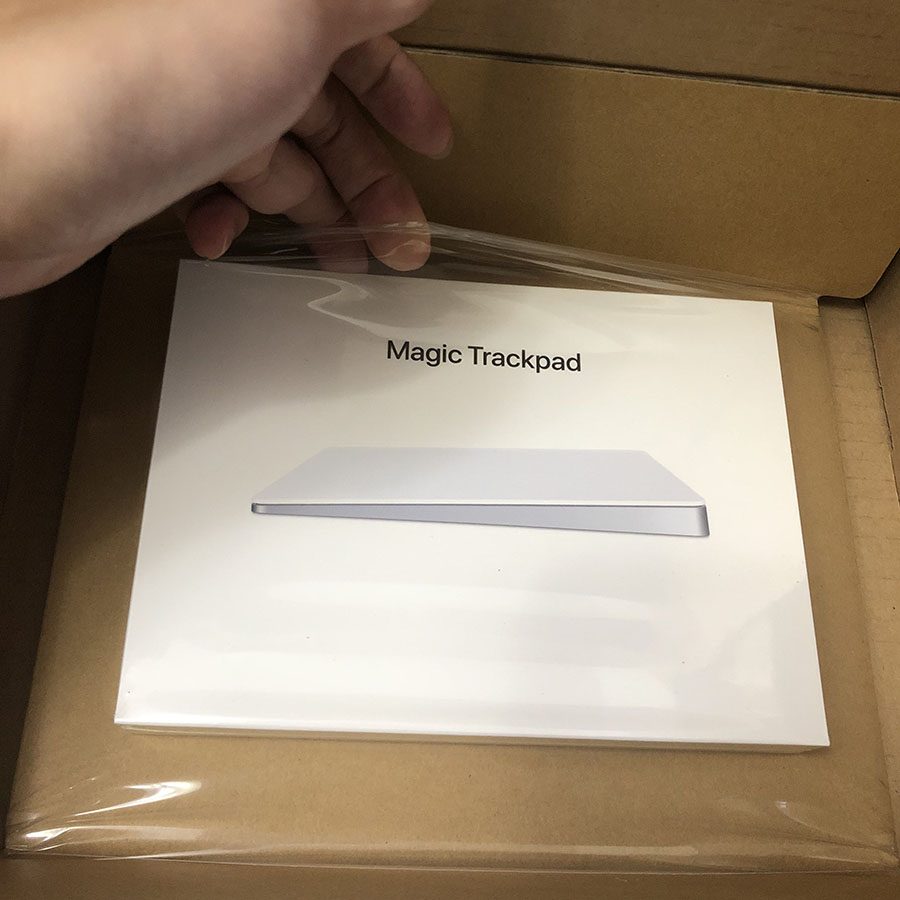 Magic Trackpad2，Apple官網的紙盒 設計包裝防摔！