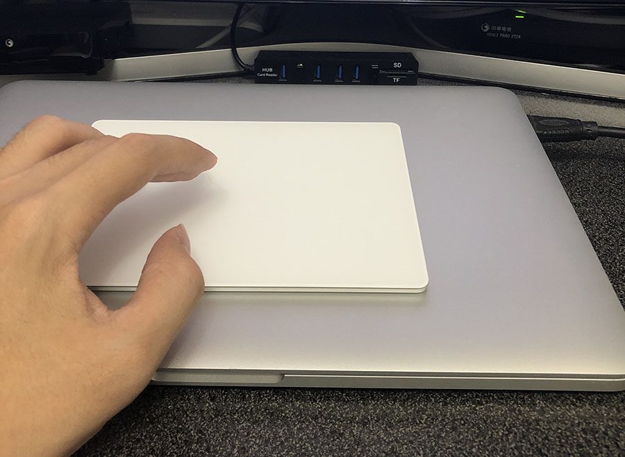 Magic Trackpad2 使用示意 大小 尺寸比對