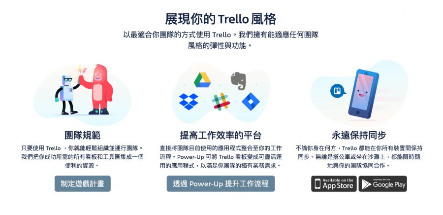 Trello官方網站介紹