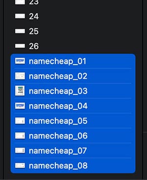 Mac 內建功能 批次更改檔名 一次修改多個檔名
